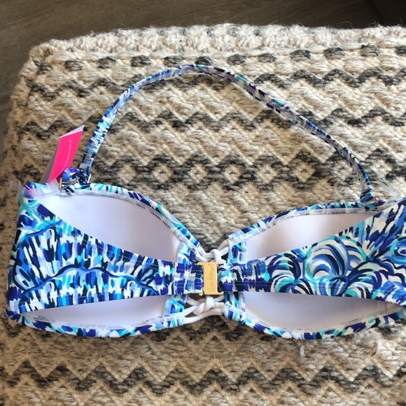 NWT Lilly Pulitzer Sandy Lattice Bandeau, 6 - Picture 5 of 7